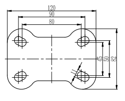 Bánh xe PU cố định Shenpai D100, 25A12-1651